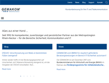 Tablet Screenshot of gemakom.de